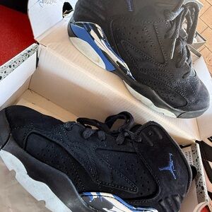 Black and Blue Athletic Sneakers